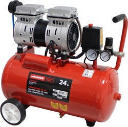 Mostrar informações para Compressor de Ar Silencioso - 24 Litros Imagem de Compressor de Ar Silencioso - 24 Litros