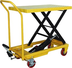 Mostrar informações para Mesa com Sistema de Elevação Hidráulico - 150Kg Imagem de Mesa com Sistema de Elevação Hidráulico - 150Kg