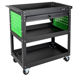 Mostrar informações para CARRINHO DE FERRAMENTAS 3 PRATELEIRAS 1 GAVETA Imagem de CARRINHO DE FERRAMENTAS 3 PRATELEIRAS 1 GAVETA