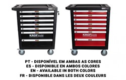 Mostrar informações para Carro Ferramenta 7 Gavetas - 236PCS Imagem de Carro Ferramenta 7 Gavetas - 236PCS