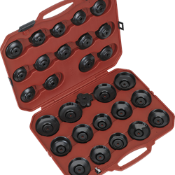 Mostrar informações para Jogo de Chaves para Filtro de Óleo - 30 Peças Imagem de Jogo de Chaves para Filtro de Óleo - 30 Peças