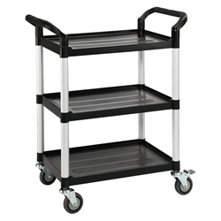 Mostrar informações para Carrinho de Prateleiras - 3 Bandejas Imagem de Carrinho de Prateleiras - 3 Bandejas