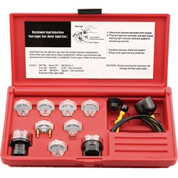 Mostrar informações para Kit Teste Sistema Injecção Eléctrica a Gasolina Imagem de Kit Teste Sistema Injecção Eléctrica a Gasolina