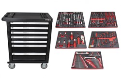 Mostrar informações para Carro Ferramenta 7 Gavetas - 160PCS Imagem de Carro Ferramenta 7 Gavetas - 160PCS