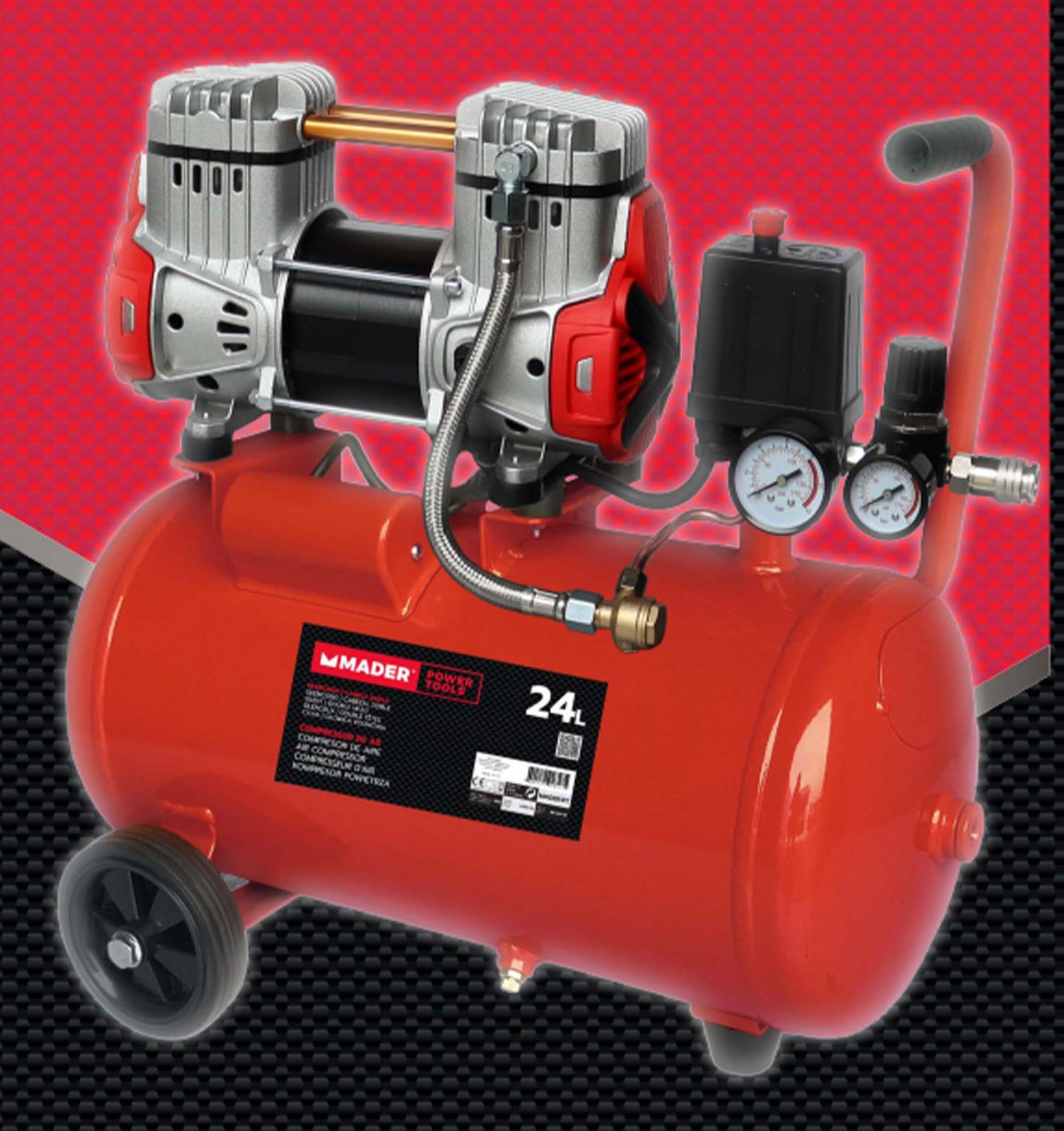 Imagem de Compressor de Ar Monobloco, 24L, 2HP