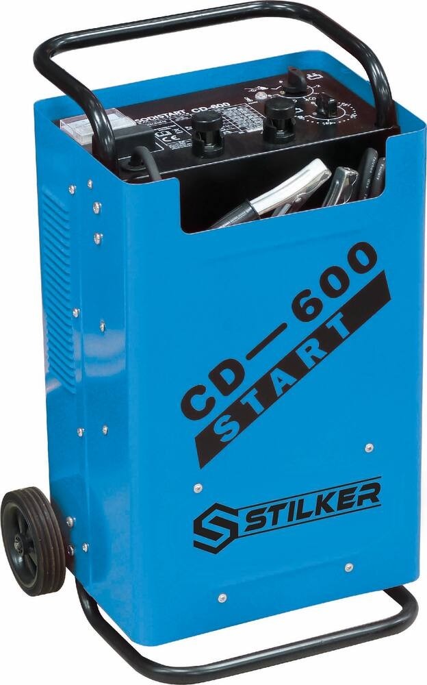 Imagem de Crregador e Arrancador com rodas 12/24 V 1500 W 60 A - CD 600