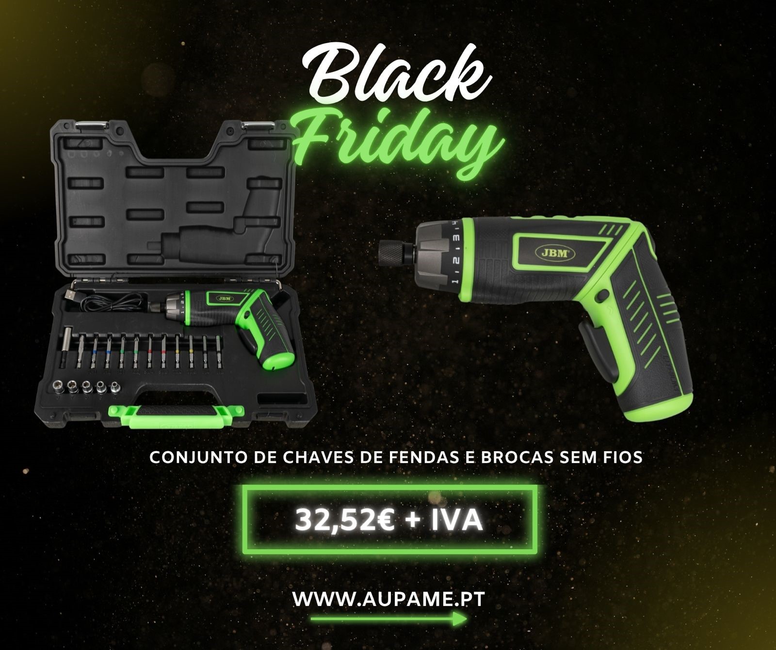 Imagem de CONJUNTO DE CHAVES DE FENDAS E BROCAS SEM FIOS